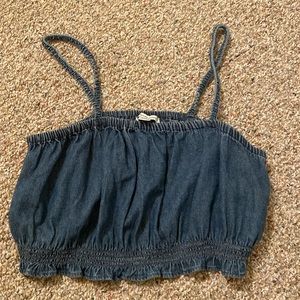 Denim American Eagle top